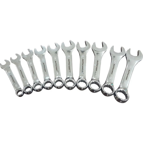 Jefferson 10 Piece Stubby Spanner Set