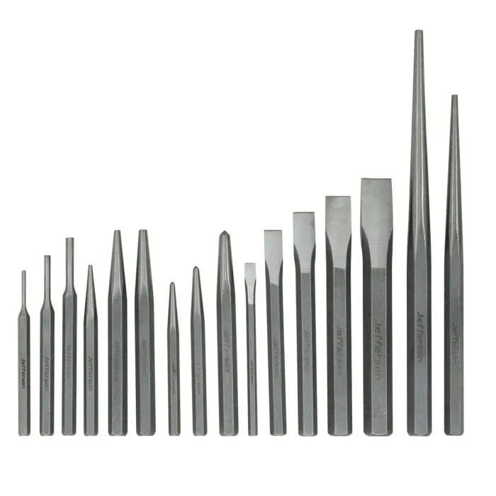 Jefferson 16 Piece Chisel and Punch Set