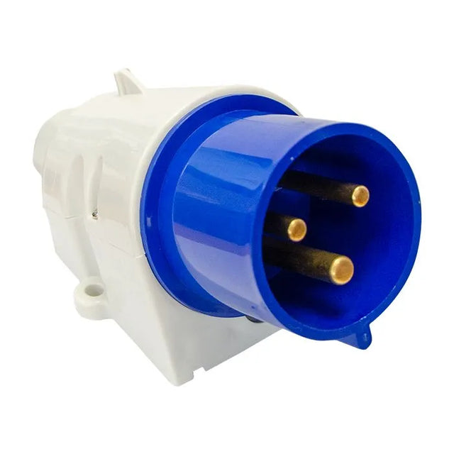Jefferson 230V 32A Wall Mounted Plug - Heavy-Duty Industrial Connector | JEFELPLGWM-23032
