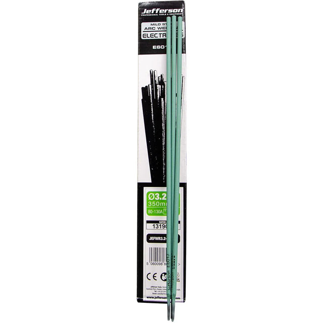 Jefferson 3.2 X 350mm Welding Rods Mild Steel, 2.5kg Pack
