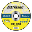  Jefferson 4.5" Metal Grinding Abrasive Disc