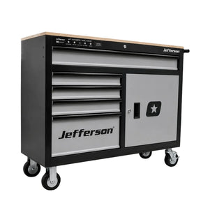 Jefferson 5 Drawer Professional Work Station Grey