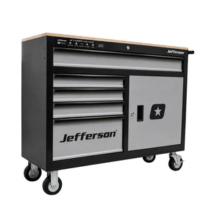 Jefferson 5 Drawer Professional Work Station Grey