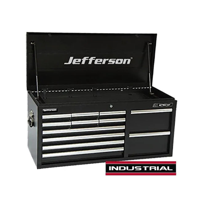 Jefferson Black 12 Drawer 41'' Tool Chest Top
