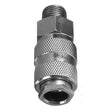 Jefferson 1/4'' x 1/4'' BSP Male Coupler - High Flow BSPT Connector