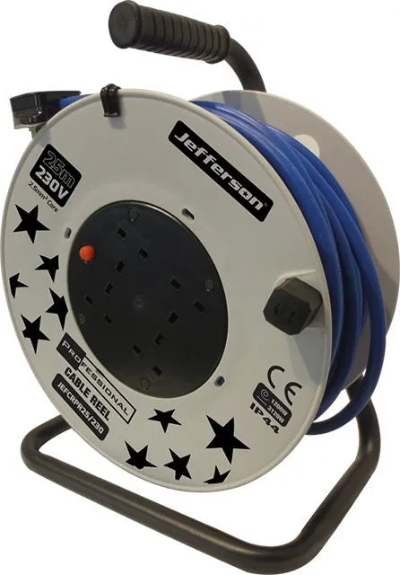 Jefferson 25m Professional Cable Reel 230V