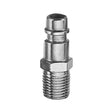 Jefferson High Flow 1/4" x 3/8" BSPT Male Plug 2-Pack