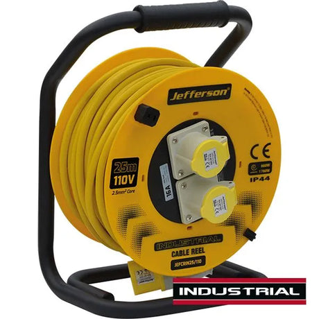 Jefferson Industrial Cable Reel 110v 25m