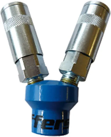 Jefferson Twin Coupling 1/4" Female to 2x Female Quick Release