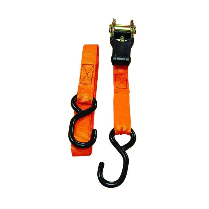 Jefferson Orange Ratchet Strap Set 3.5m x 25mm (2pc)