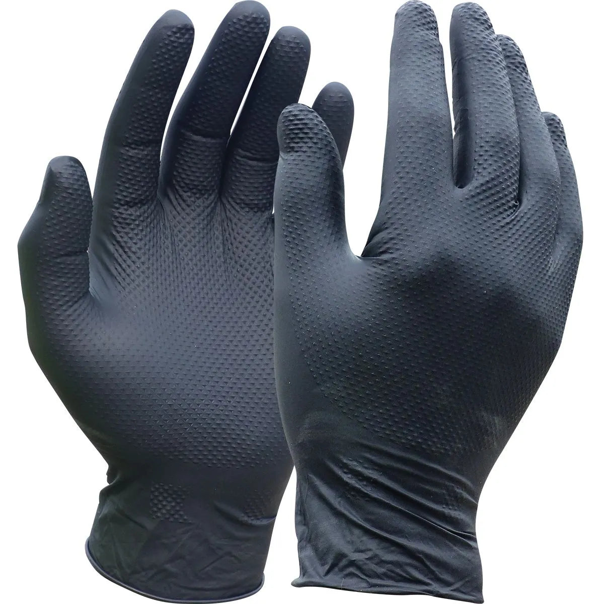 Jefferson Black Nitrile Gloves