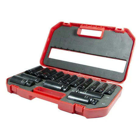 Jefferson Impact Socket Set 1/2" Drive (16 Piece)