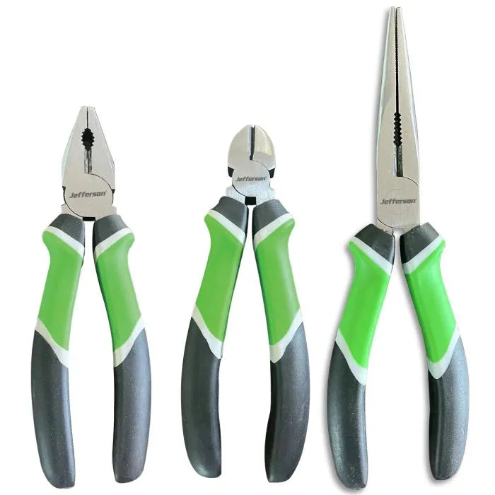 Jefferson 3 Piece Hi-Vis Plier Set