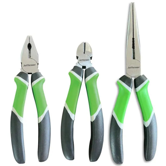 Jefferson 3 Piece Hi-Vis Plier Set