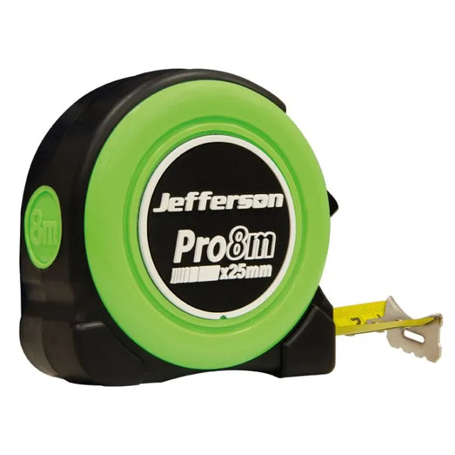Jefferson 8m Professional Measuring Tape Nylon Coated