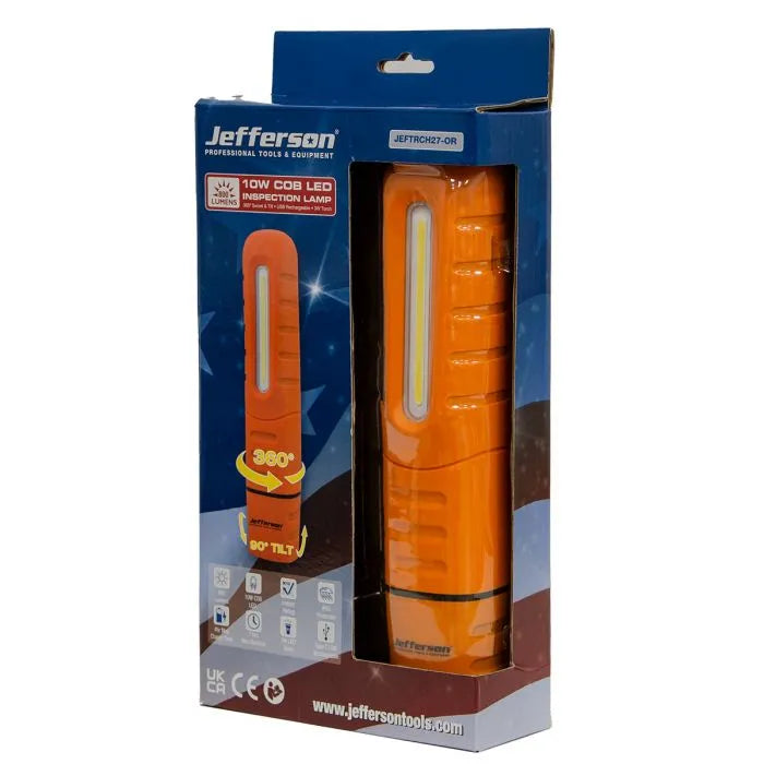10W COB LED Inspection Light (Orange)