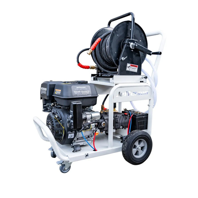 Jefferson 13HP Petrol Pressure Washer - 220 Bar, 21L/min | Gearbox Drive 