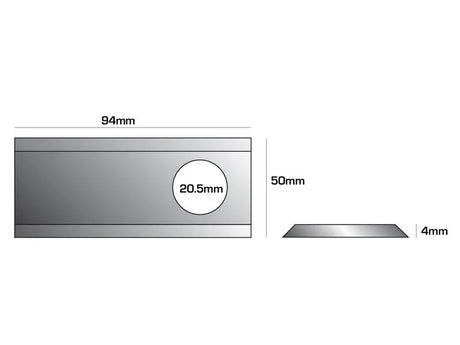 JF Mower Blade 2222318X  - Twisted RH Blade with Sharp Top Edge, Replacement for JF & Stoll