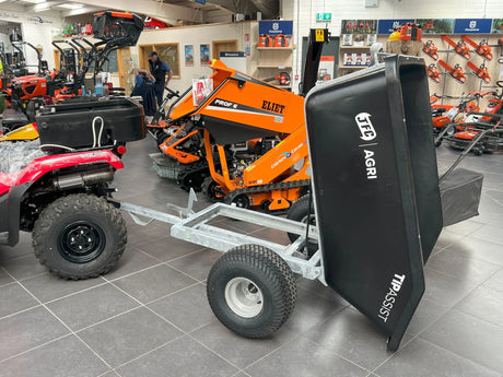 JFC Quad Tipping Trailer Gas Ram Assisted 500 Litre