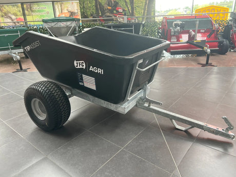 JFC Quad Tipping Trailer Gas Ram Assisted 500 Litre