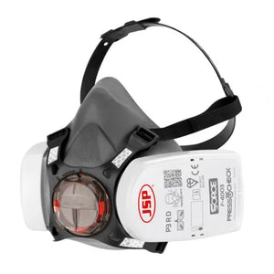 JSP Force 8 BHT0A30L5N00 Half Mask with P3 Filters, Size M - Grey