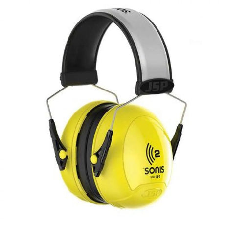 JSP Sonis 2 Adjustable Ear Defenders SNR31 - Yellow