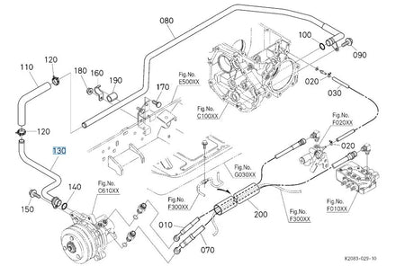 K2063-16634 Kubota HOLDER,CYLINDER RH for G23-LD Steering Linkage