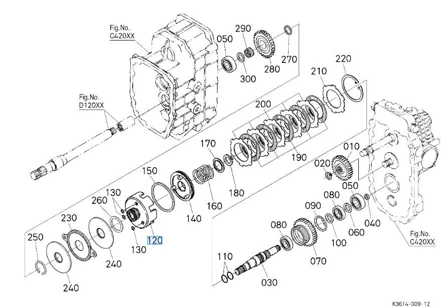 K3111-14820 Kubota Clutch Case - Genuine Replacement Part for Kubota Mowers & Tractors