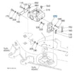 K5410-72010 Stay (Case LH) for Kubota Mowers - Genuine Bevel Gear Support