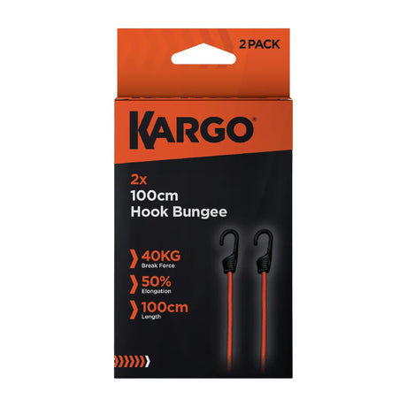 Kargo Bungee Tie Down 2 Pack - 100cm
