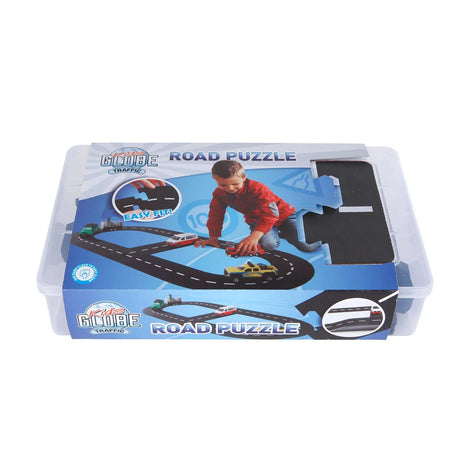 Kids Globe Traffic Highway Road Parts 18-Piece