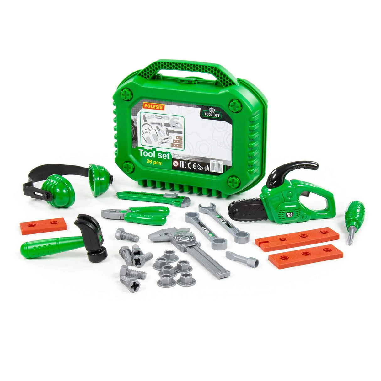 Kids Green Toolset 26 Piece Set