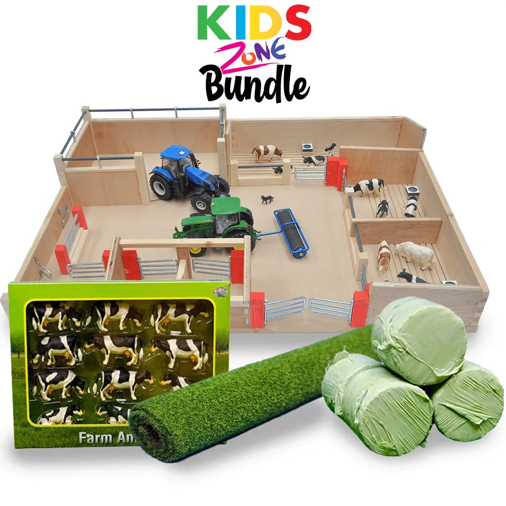 Kids Zone Livestock Yard & Accessory Bundle