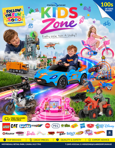 Clarkes of Cavan Kids Zone Catalogue 2026 cover