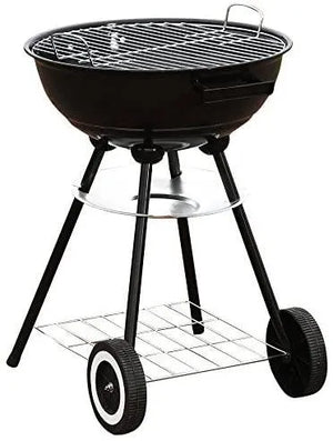 Kingfisher BBQ4 22-inch Kettle BBQ - Black