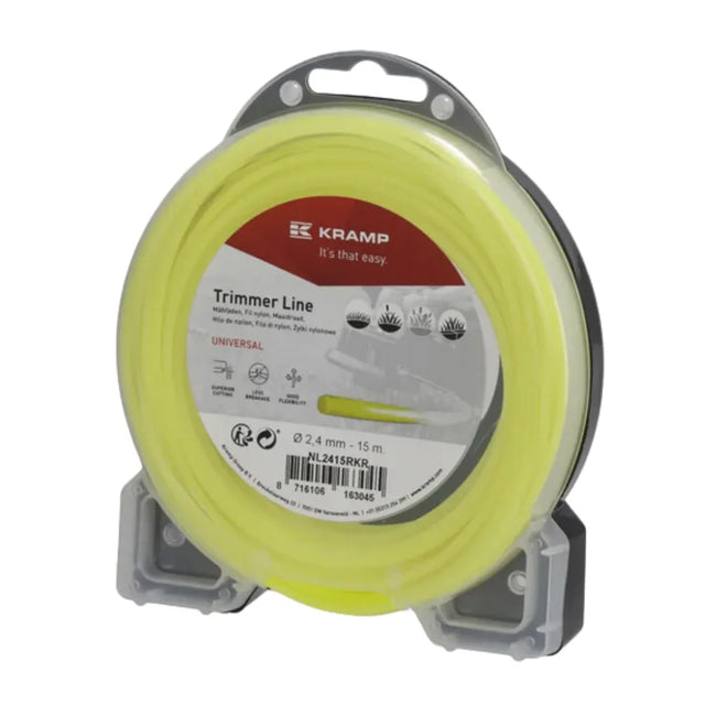 Kramp Yellow Round Trimmer Line 2.4mm x 15m