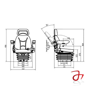 KRAMP TS40000GP Mechanical Seat