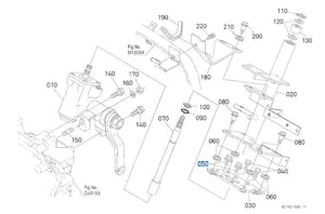 Kubota 01125-50830 SEMS Bolt - Genuine Bolt for Hydraulic, Hood & Fuel Components