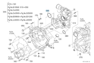 Kubota 04811-06670 O-Ring - OEM Seal for PTO Shaft & RTV Transmission Systems