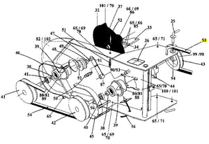 Kubota 07510-00047 PTO Belt - Fits GCD260 & GCD600T Grass Collector
