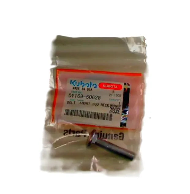 Kubota 0Y169-50628 Short Neck Bolt - Genuine Mower Deck & Tension Pulley Fastener
