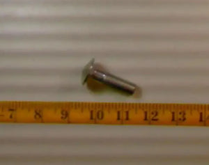Kubota 0Y169-50828 Short Neck Bolt (1/2-20 UNF) - Genuine Mower Deck & PTO Clutch Fastener