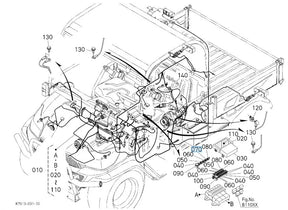 Kubota 20A Low Profile Fuse - SYYYF-W0200 OEM Electrical Component (RTV-X900)