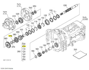 Kubota 3C081-28410 Collar– OEM Replacement for M-Series Tractors