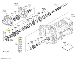 Kubota 3C081-28410 Collar– OEM Replacement for M-Series Tractors