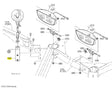 Kubota 3Y203-75360 BRACKET (BEACON LIGHT) - OEM Light Mount for M-Series Tractors