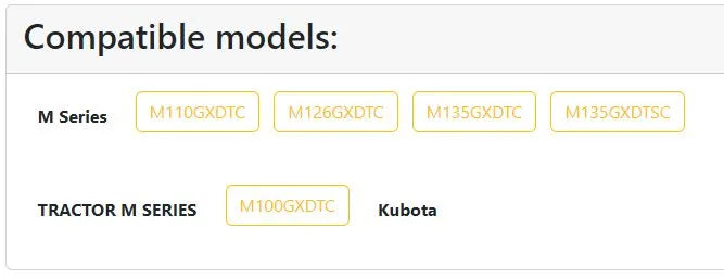 Kubota 3Y205-72240 TUBE (19-600) - OEM Air Conditioner and Condenser Hose for M-Series Tractors