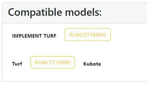 Kubota 66091-61750 Link - Durable Mower Link Replacement for RC44LT & T1600H Models