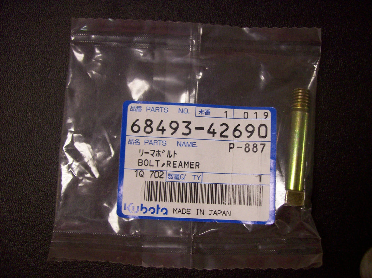 Kubota 68493-42690 Bolt Reamer - Fits KH, KX Excavators & Pump Housings