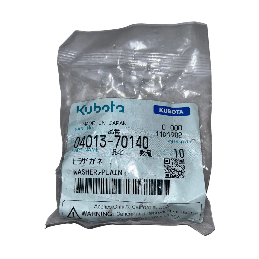 Kubota Plain Washer 